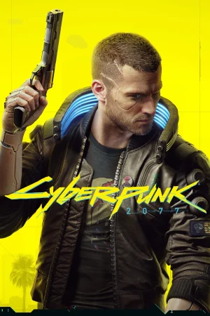 alt: "کاور بازی Cyberpunk 2077 نسخه استیم"